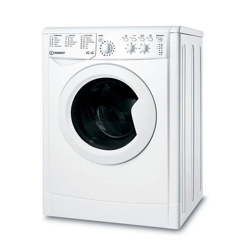 Indesit IWDC 65125 UK N Free Standing 6kg 1200rpm Washer Dryer - White 1 Indesit IWDC 65125 UK N Free Standing 6kg 1200rpm Washer Dryer - White