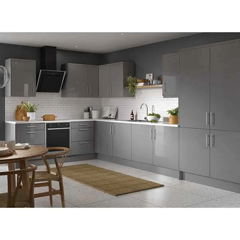 Kitchen Kit Slab Appliance Door - 715x596mm - Super Gloss - Dust Grey - FKKF0327 2 Kitchen Kit Slab Appliance Door - 715x596mm - Super Gloss - Dust Grey - FKKF0327 - Image 2