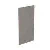 Kitchen Kit Slab 800mm Wall Cabinet End Panel Only - Super Gloss - Dust Grey - FKKF0344