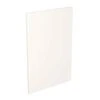 Kitchen Kit Slab 600mm Base Cabinet End Panel Only - Ultra Matt - White - Flatpacked - FKKF0528