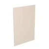 Kitchen Kit Slab 600mm Base Cabinet End Panel Only - Ultra Matt - Cashmere - Flatpacked - FKKF0628