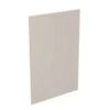 Kitchen Kit Slab 600mm Base Cabinet End Panel Only - Ultra Matt - Light Grey - Flatpacked - FKKF0728