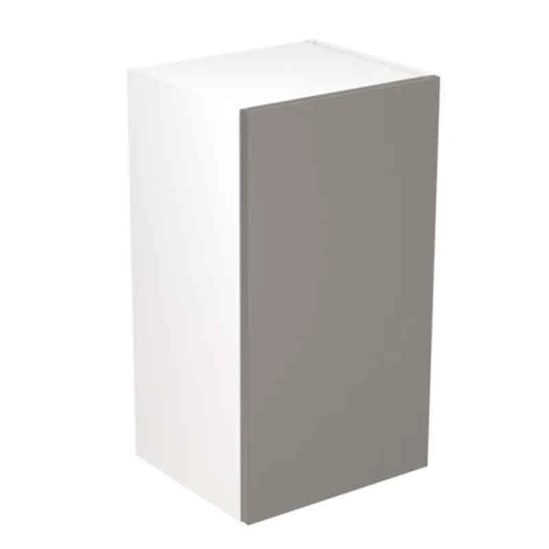 Kitchen Kit Slab 400mm Wall Cabinet - Ultra Matt - Dust Grey - Flatpacked - FKKF0812 1 Kitchen Kit Slab 400mm Wall Cabinet - Ultra Matt - Dust Grey - Flatpacked - FKKF0812