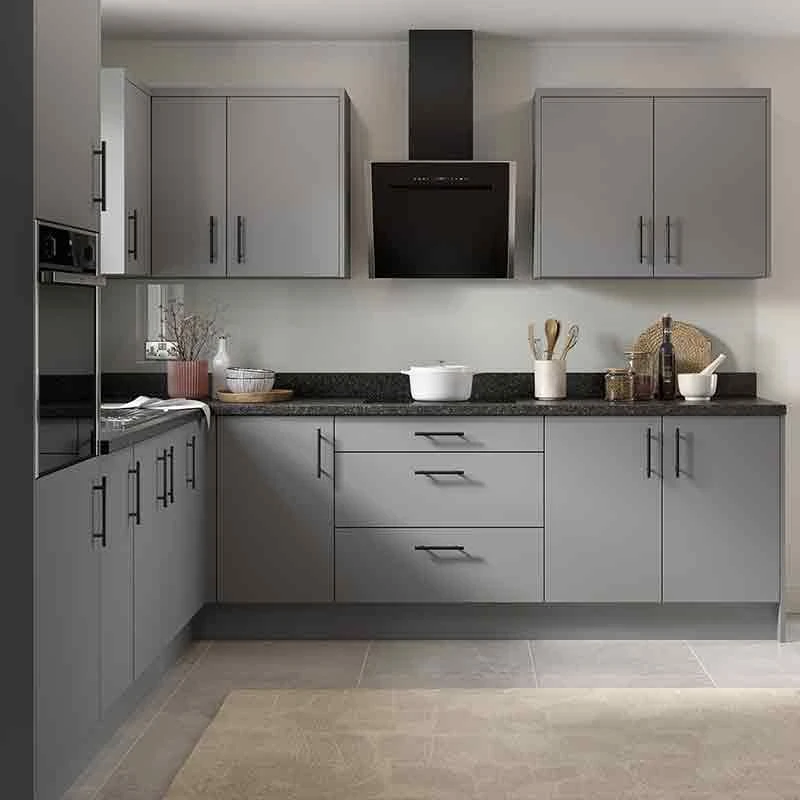Kitchen Kit Slab 600mm Bridging Cabinet - Ultra Matt - Dust Grey - Flatpacked - FKKF0819 2 Kitchen Kit Slab 600mm Bridging Cabinet - Ultra Matt - Dust Grey - Flatpacked - FKKF0819 - Image 2
