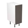 Kitchen Kit Slab 300mm Base Cabinet - Ultra Matt - Graphite - Flatpacked - FKKF0901