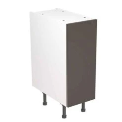 Kitchen Kit Slab 300mm Base Cabinet - Ultra Matt - Graphite - Flatpacked - FKKF0901