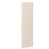 Kitchen Kit Shaker 2400mm Larder Cabinet End Panel - Ultra Matt - Cashmere - Flatpacked - FKKH0630