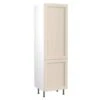 Kitchen Kit Shaker 600mm Tall Larder Cabinet - Ultra Matt - Cashmere - Flatpacked - FKKH0634