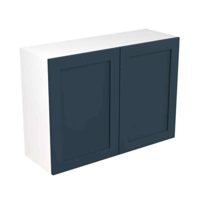 Kitchen Kit Shaker 1000mm Wall Cabinet - Ultra Matt - Indigo Blue - Flatpacked - FKKH1315 1 Kitchen Kit Shaker 1000mm Wall Cabinet - Ultra Matt - Indigo Blue - Flatpacked - FKKH1315