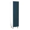 Kitchen Kit J-Shaker 600mm Tall 70/30 Fridge/Freezer Housing - Ultra Matt - Indigo Blue - Flatpacked - FKKH1322