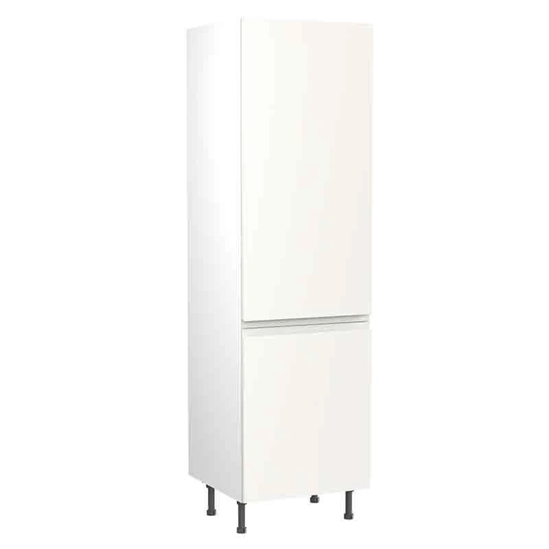 Kitchen Kit J-Pull 600mm Tall 70/30 Fridge/Freezer Housing - Super Gloss - White - Flatpacked - FKKJ0022 1 Kitchen Kit J-Pull 600mm Tall 70/30 Fridge/Freezer Housing - Super Gloss - White - Flatpacked - FKKJ0022