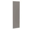 Kitchen Kit J-Pull 2400mm Larder Cabinet End Panel Only - Super Gloss - Dust Grey - Flatpacked - FKKJ0330