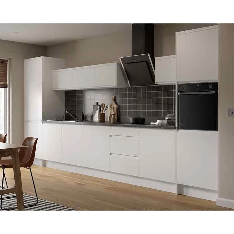 Kitchen Kit J-Pull 1000mm Blind Corner Base Cabinet - Ultra Matt - White - Flatpacked - FKKJ0509 2 Kitchen Kit J-Pull 1000mm Blind Corner Base Cabinet - Ultra Matt - White - Flatpacked - FKKJ0509 - Image 2