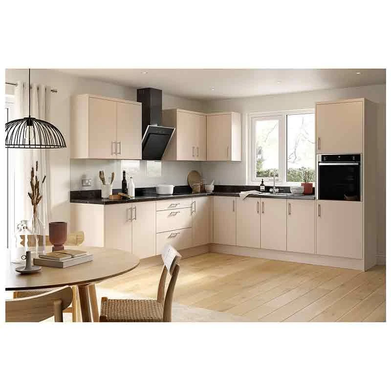 Kitchen Kit J-Pull 600mm Tall Oven & Microwave Housing - Ultra Matt - Cashmere - Flatpacked - FKKJ0632 2 Kitchen Kit J-Pull 600mm Tall Oven & Microwave Housing - Ultra Matt - Cashmere - Flatpacked - FKKJ0632 - Image 2