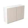 Kitchen Kit J-Pull 1000mm Wall Cabinet - Ultra Matt - Light Grey - Flatpacked - FKKJ0715