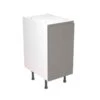 Kitchen Kit J-Pull 400mm Base Cabinet - Ultra Matt - Dust Grey - Flatpacked - FKKJ0802