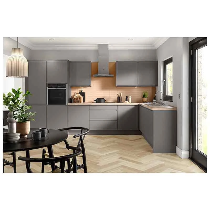 Kitchen Kit J-Pull 600mm Bridging Cabinet - Ultra Matt - Dust Grey - Flatpacked - FKKJ0819 2 Kitchen Kit J-Pull 600mm Bridging Cabinet - Ultra Matt - Dust Grey - Flatpacked - FKKJ0819 - Image 2