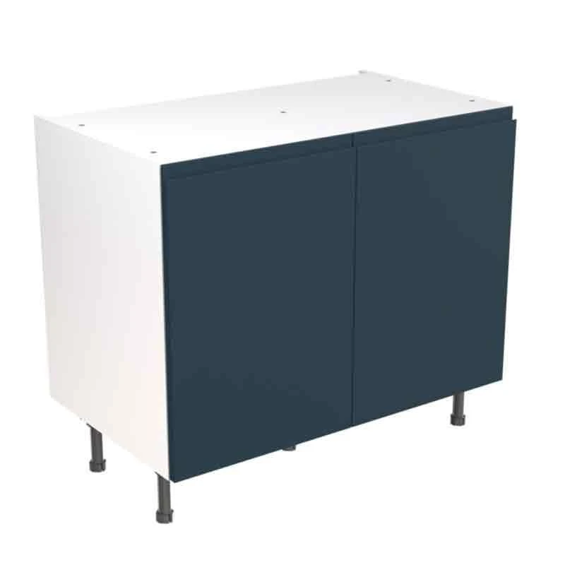 Kitchen Kit J-Pull 1000mm Base Cabinet - Ultra Matt - Indigo Blue - Flatpacked - FKKJ1308 1 Kitchen Kit J-Pull 1000mm Base Cabinet - Ultra Matt - Indigo Blue - Flatpacked - FKKJ1308