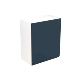 Kitchen Kit J-Pull 600mm Wall Cabinet - Ultra Matt - Indigo Blue - Flatpacked - FKKJ1314