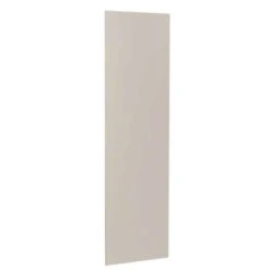 Kitchen Kit Value Slab 2400mm Larder Cabinet End Panel - Standard Matt - Light Grey - Flatpacked - FKKM1230