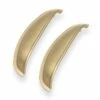 Kitchen Kit 94 Windsor Shell Kitchen Cabinet Handles - Pack Of 2 - Brass - KKHAND10