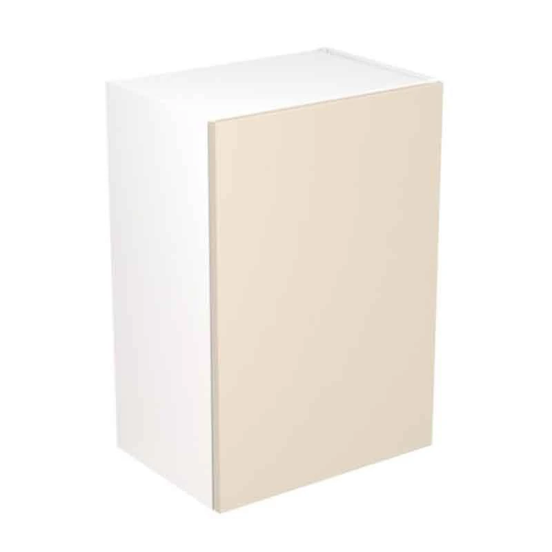 Kitchen Kit Rigid Slab 500mm Wall Cabinet - Super Gloss - Cashmere - Pre-Assembled - RKKF0113 1 Kitchen Kit Rigid Slab 500mm Wall Cabinet - Super Gloss - Cashmere - Pre-Assembled - RKKF0113