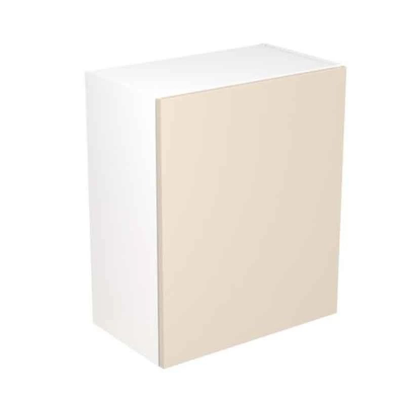 Kitchen Kit Rigid Slab 600mm Wall Cabinet - Super Gloss - Cashmere - Pre-Assembled - RKKF0114 1 Kitchen Kit Rigid Slab 600mm Wall Cabinet - Super Gloss - Cashmere - Pre-Assembled - RKKF0114