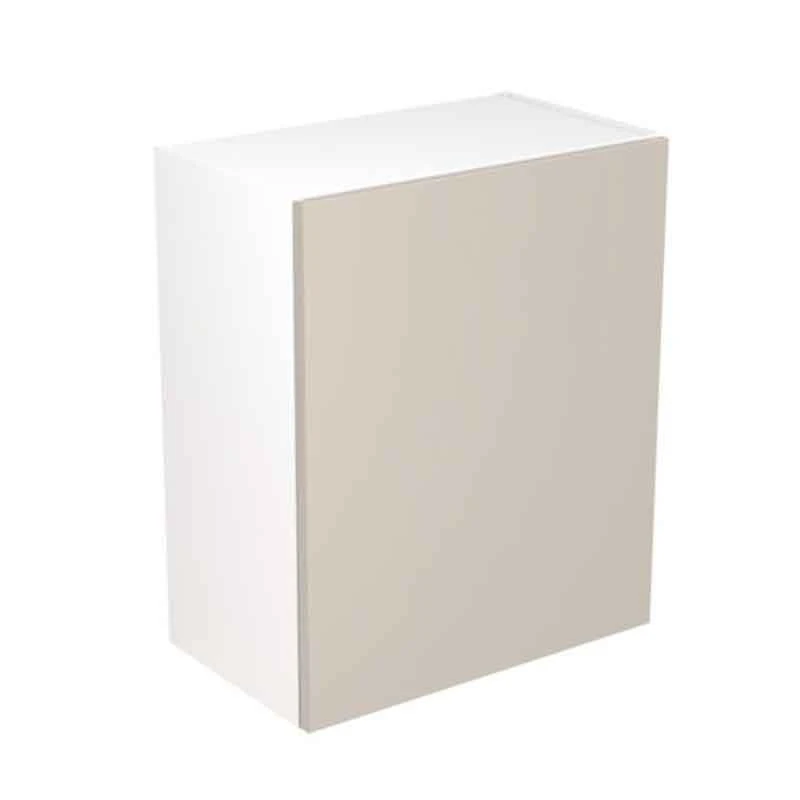Kitchen Kit Rigid Slab 600mm Wall Cabinet - Super Gloss - Light Grey - Pre-Assembled - RKKF0214 1 Kitchen Kit Rigid Slab 600mm Wall Cabinet - Super Gloss - Light Grey - Pre-Assembled - RKKF0214