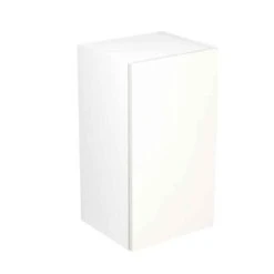 Kitchen Kit Rigid Slab 400mm Wall Cabinet - Ultra Matt - White - Pre-Assembled - RKKF0512