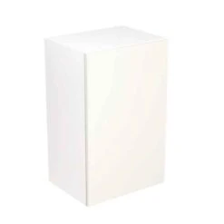 Kitchen Kit Rigid Slab 450mm Wall Cabinet - Ultra Matt - White - Pre-Assembled - RKKF0540