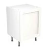 Kitchen Kit Rigid Shaker 600mm Base Cabinet - Ultra Matt - White - Pre-Assembled - RKKH0504