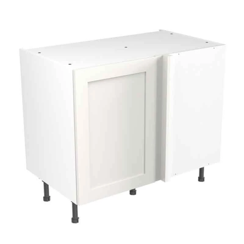 Kitchen Kit Rigid Shaker 1000mm Blind Corner Base Cabinet - Ultra Matt - White - Pre-Assembled - RKKH0509 1 Kitchen Kit Rigid Shaker 1000mm Blind Corner Base Cabinet - Ultra Matt - White - Pre-Assembled - RKKH0509