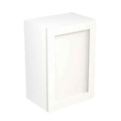 Kitchen Kit Rigid Shaker 500mm Wall Cabinet - Ultra Matt - White - Pre-Assembled - RKKH0513