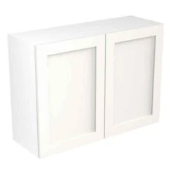 Kitchen Kit Rigid Shaker 1000mm Wall Cabinet - Ultra Matt - White - Pre-Assembled - RKKH0515