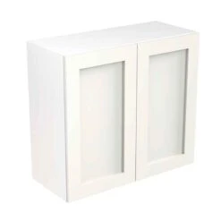 Kitchen Kit Rigid Shaker 800mm Wall Cabinet - Ultra Matt - White - Pre-Assembled - RKKH0538