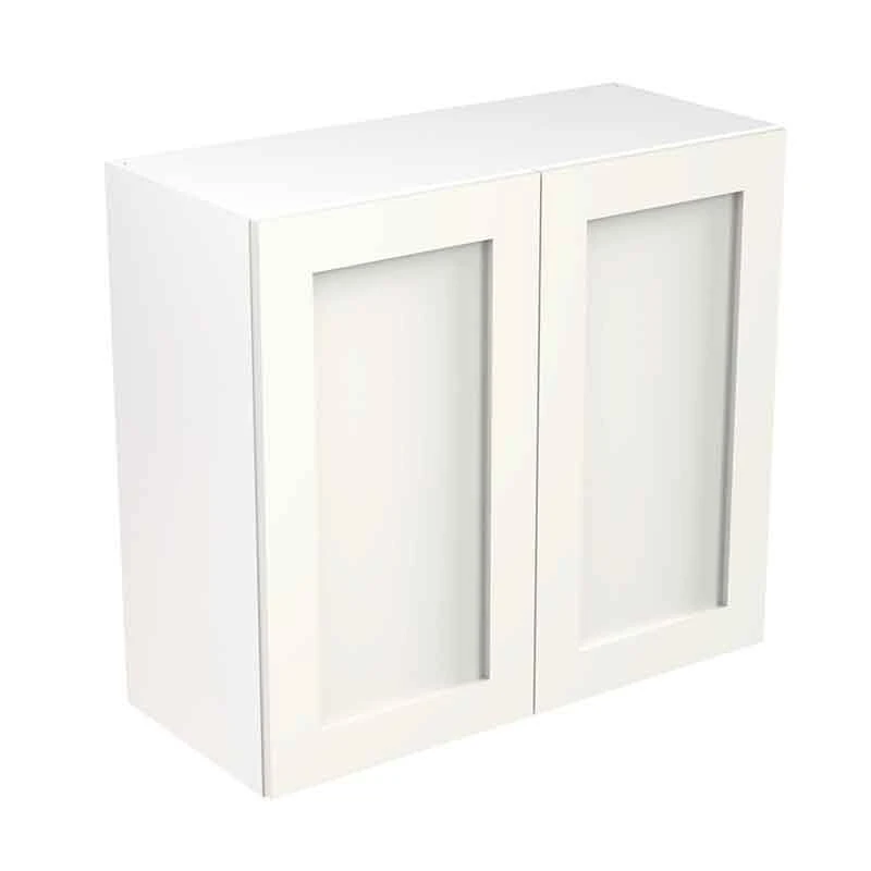 Kitchen Kit Rigid Shaker 800mm Wall Cabinet - Ultra Matt - White - Pre-Assembled - RKKH0538 1 Kitchen Kit Rigid Shaker 800mm Wall Cabinet - Ultra Matt - White - Pre-Assembled - RKKH0538