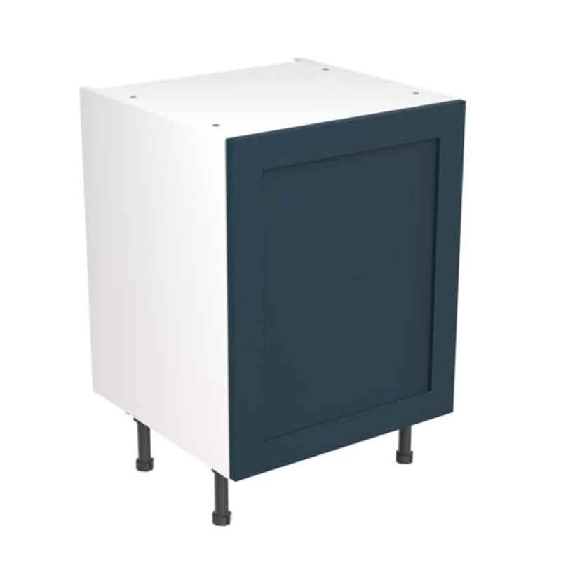 Kitchen Kit Rigid Shaker 600mm Base Cabinet - Ultra Matt - Indigo Blue - Pre-Assembled - RKKH1304 1 Kitchen Kit Rigid Shaker 600mm Base Cabinet - Ultra Matt - Indigo Blue - Pre-Assembled - RKKH1304