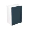 Kitchen Kit Rigid Shaker 500mm Wall Cabinet - Ultra Matt - Indigo Blue - Pre-Assembled - RKKH1313