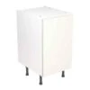 Kitchen Kit Rigid J-Pull 450mm Base Cabinet - Super Gloss - White - Pre-Assembled - RKKJ0039