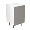 Kitchen Kit Rigid J-Pull 500mm Base Cabinet - Super Gloss - Dust Grey - Pre-Assembled - RKKJ0303