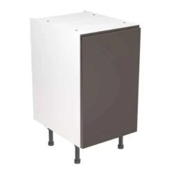 Kitchen Kit Rigid J-Pull 450mm Base Cabinet - Super Gloss - Graphite - Pre-Assembled - RKKJ0439