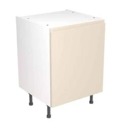 Kitchen Kit Rigid J-Pull 600mm Base Cabinet - Ultra Matt - Cashmere - Pre-Assembled - RKKJ0604