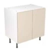 Kitchen Kit Rigid J-Pull 800mm Base Cabinet - Ultra Matt - Cashmere - Pre-Assembled - RKKJ0636