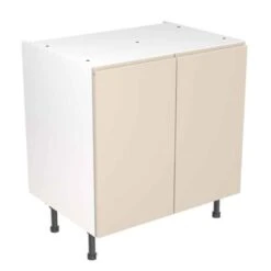 Kitchen Kit Rigid J-Pull 800mm Base Cabinet - Ultra Matt - Cashmere - Pre-Assembled - RKKJ0636