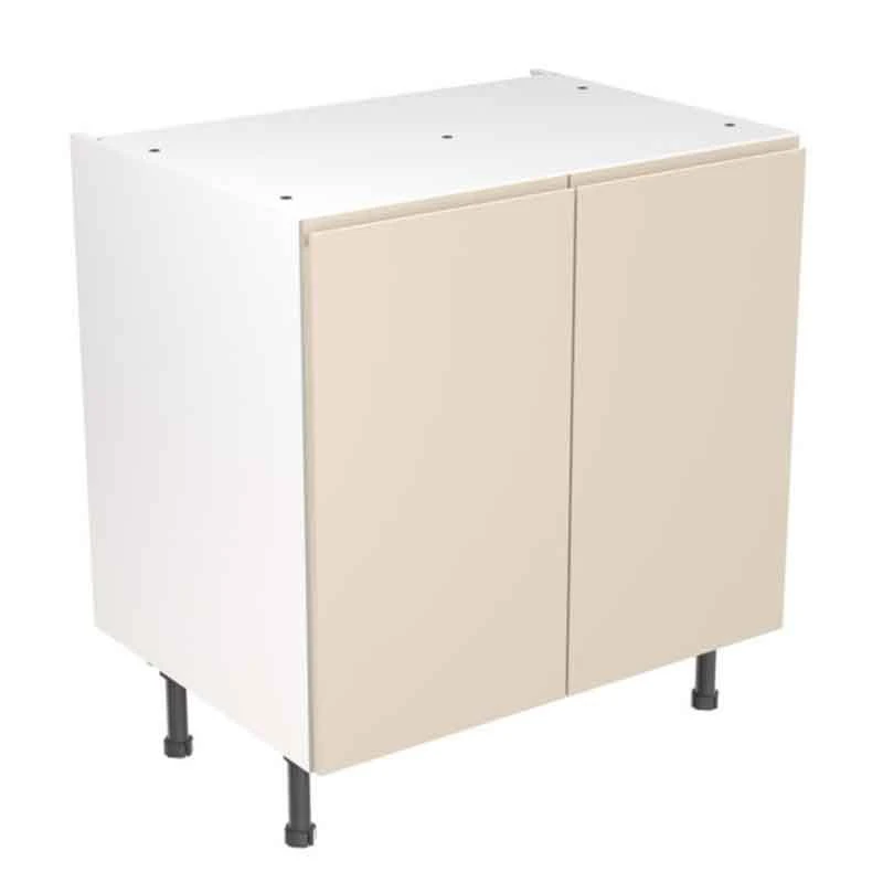 Kitchen Kit Rigid J-Pull 800mm Base Cabinet - Ultra Matt - Cashmere - Pre-Assembled - RKKJ0636 1 Kitchen Kit Rigid J-Pull 800mm Base Cabinet - Ultra Matt - Cashmere - Pre-Assembled - RKKJ0636