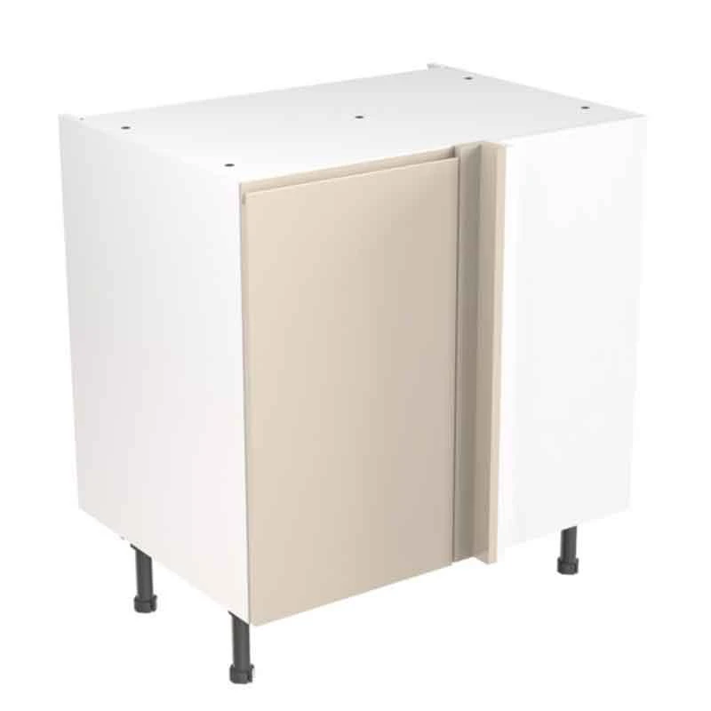 Kitchen Kit Rigid J-Pull 800mm Blind Corner Base Cabinet - Ultra Matt - Cashmere - Pre-Assembled - RKKJ0637 1 Kitchen Kit Rigid J-Pull 800mm Blind Corner Base Cabinet - Ultra Matt - Cashmere - Pre-Assembled - RKKJ0637
