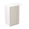 Kitchen Kit Rigid J-Pull 600mm Blind Corner Wall Cabinet - Ultra Matt - Light Grey - Pre-Assembled - RKKJ0716