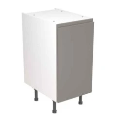 Kitchen Kit Rigid J-Pull 400mm Base Cabinet - Ultra Matt - Dust Grey - Pre-Assembled - RKKJ0802