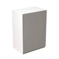 Kitchen Kit Rigid J-Pull 500mm Wall Cabinet - Ultra Matt - Dust Grey - Pre-Assembled - RKKJ0813