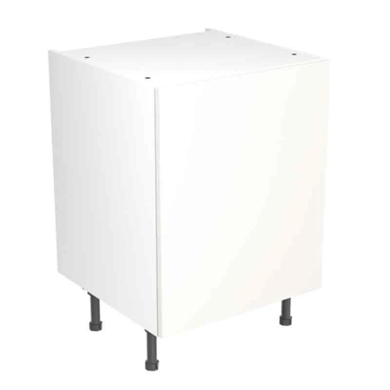 Kitchen Kit Rigid Value Slab 600mm Base Cabinet - Standard Matt - White - Pre-Assembled - RKKM1004 1 Kitchen Kit Rigid Value Slab 600mm Base Cabinet - Standard Matt - White - Pre-Assembled - RKKM1004